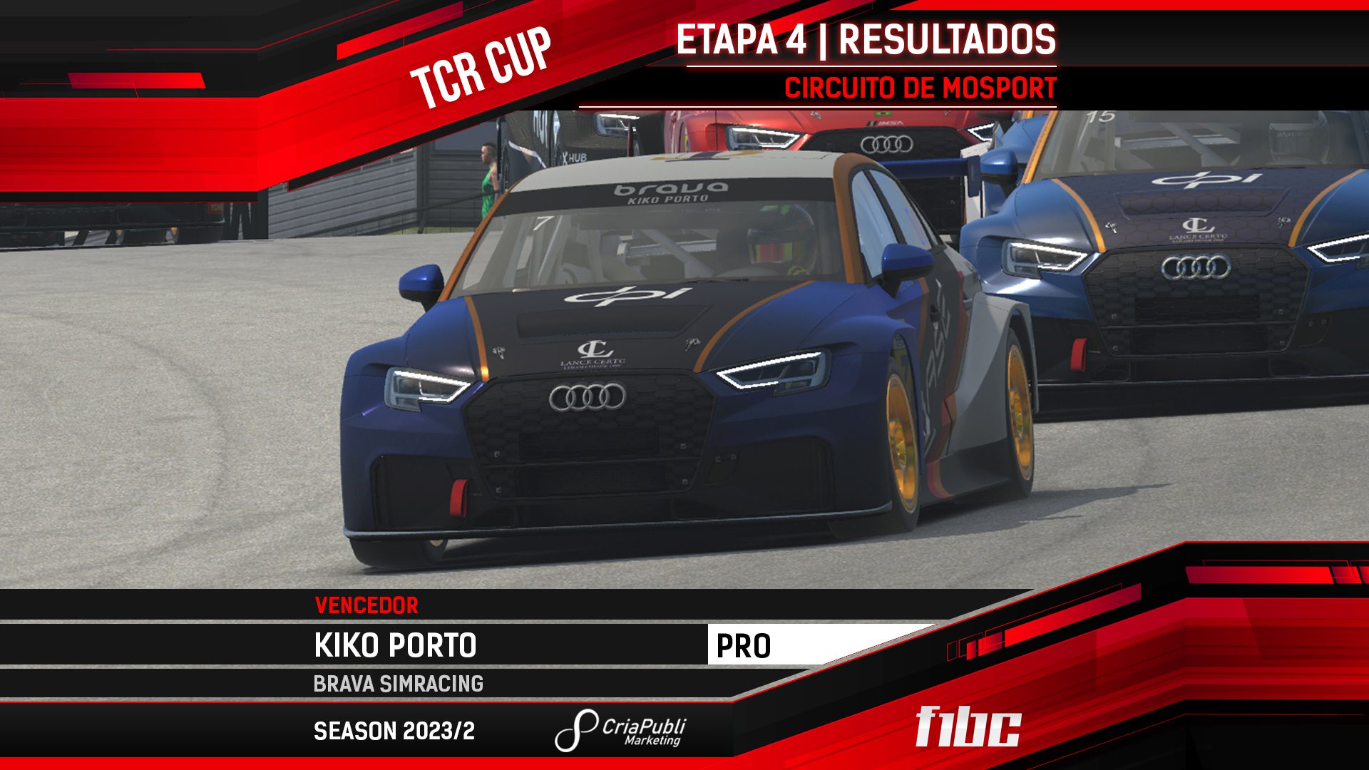 F1BC TCR Cup: Kiko Porto e Luiz Andrade (Brava) vencem em Mosport