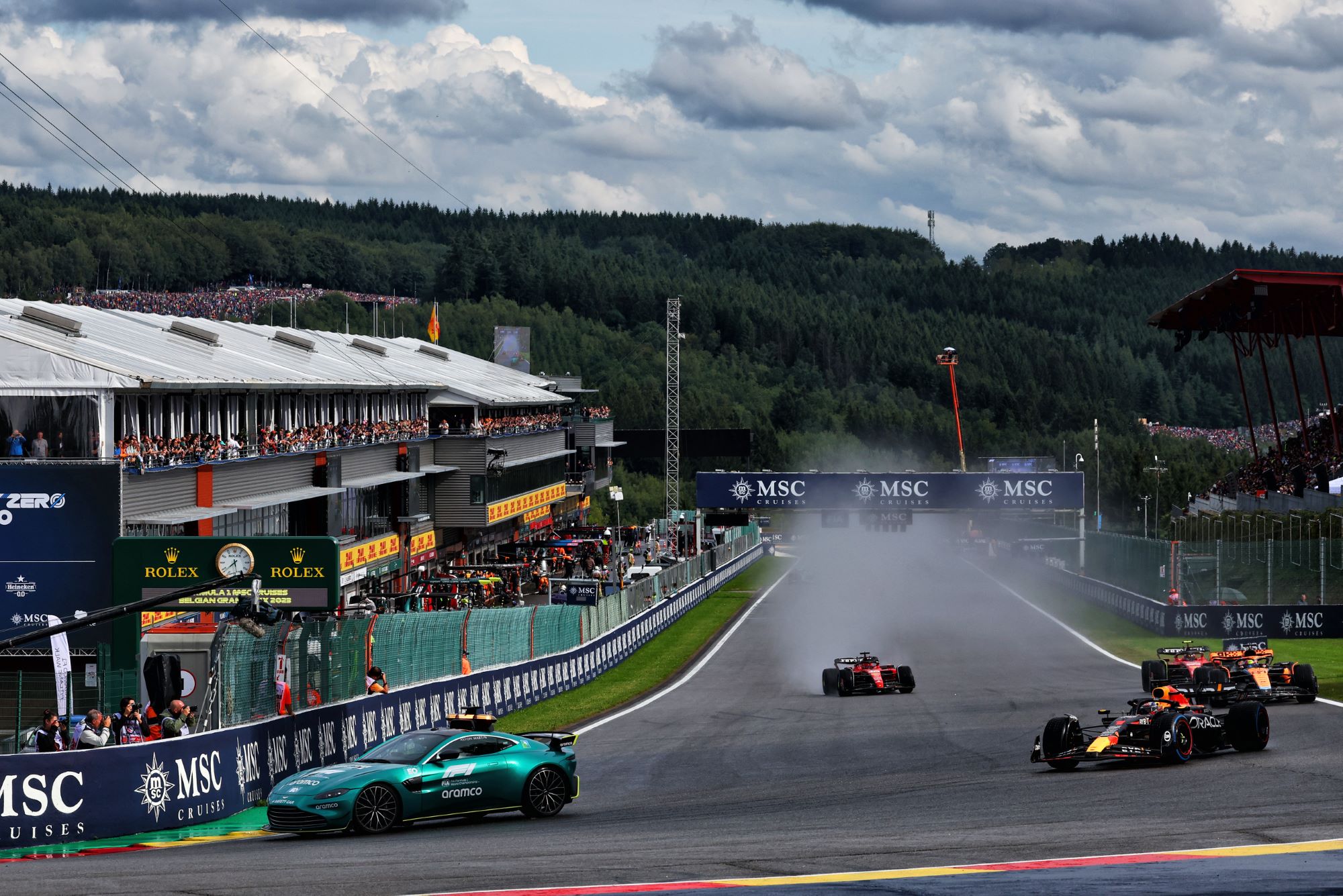 F1: as imagens da vitória de Verstappen na Sprint do GP da Bélgica