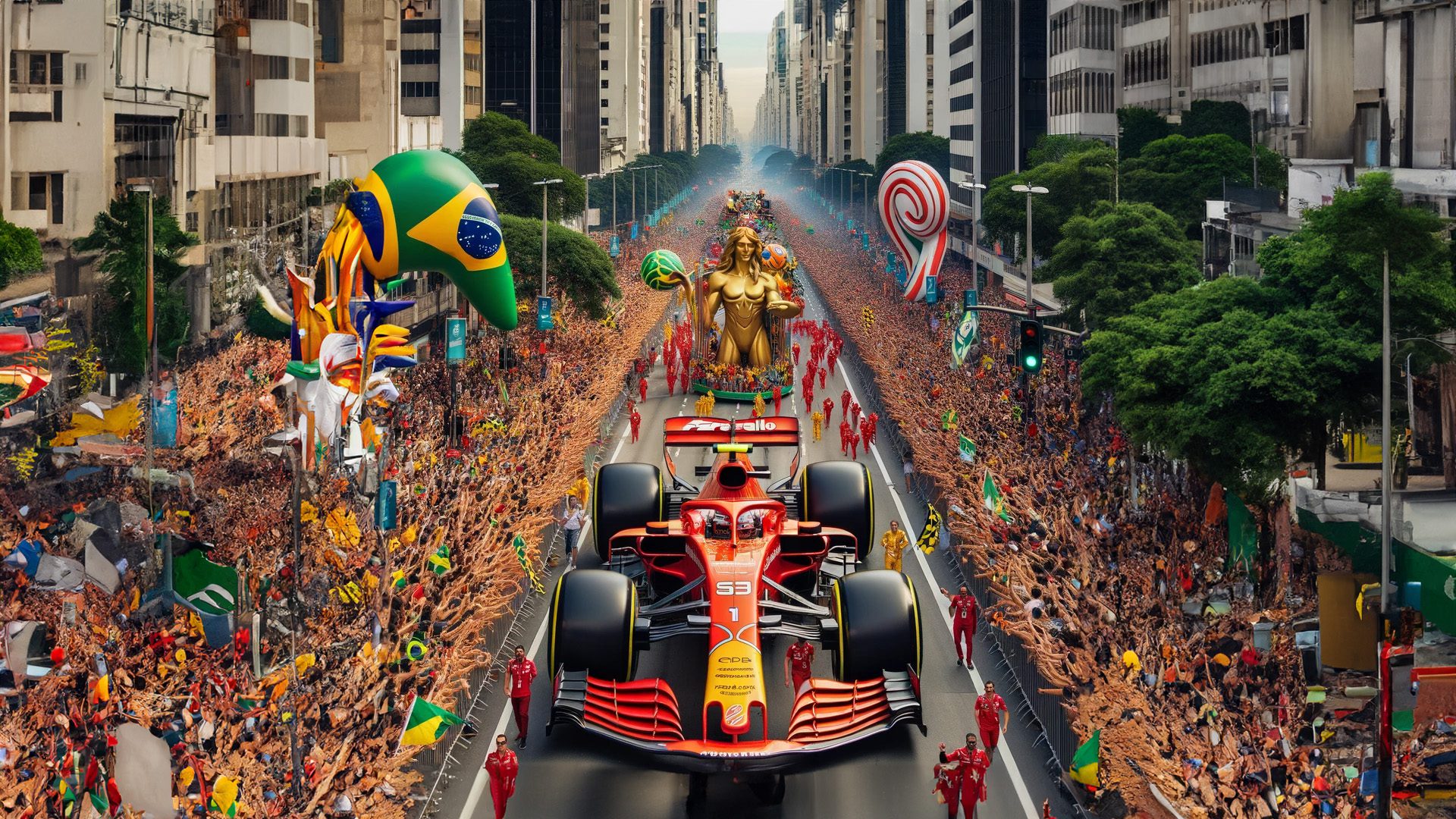 F1: E se a Fórmula 1 corresse nos pontos turísticos de São Paulo? Veja as imagens