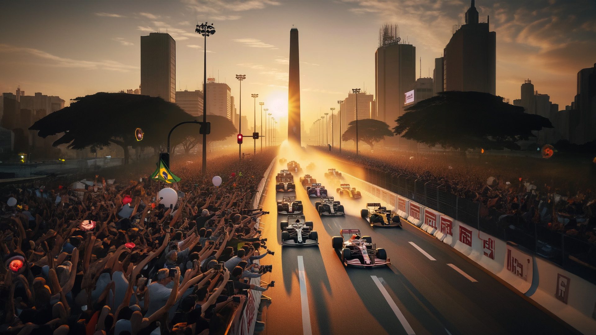 F1: E se a Fórmula 1 corresse nos pontos turísticos de São Paulo? Veja as imagens