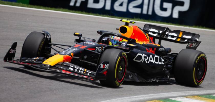 Sergio Perez (MEX) Red Bull Racing RB19, F1 2023, Fórmula 1, GP de São Paulo, Interlagos, Brasil