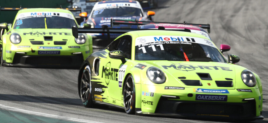 Apesar dos problemas na final, Fefo e Dudu Barrichello finalizam Porsche Endurance em 6º lugar no campeonato