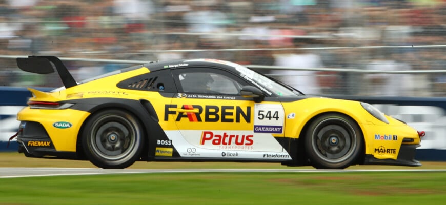 Líderes, Marçal Müller e Enzo Elias vão para o ataque com o carro da equipe Farben na decisão da Endurance