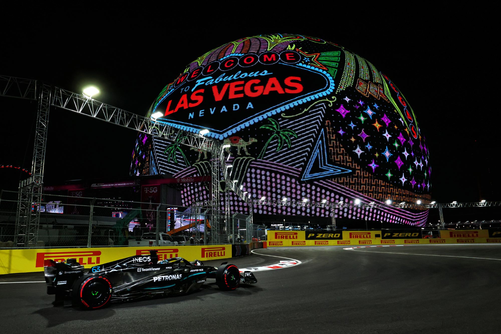 F1: Confira as imagens da qualificação do GP de Las Vegas