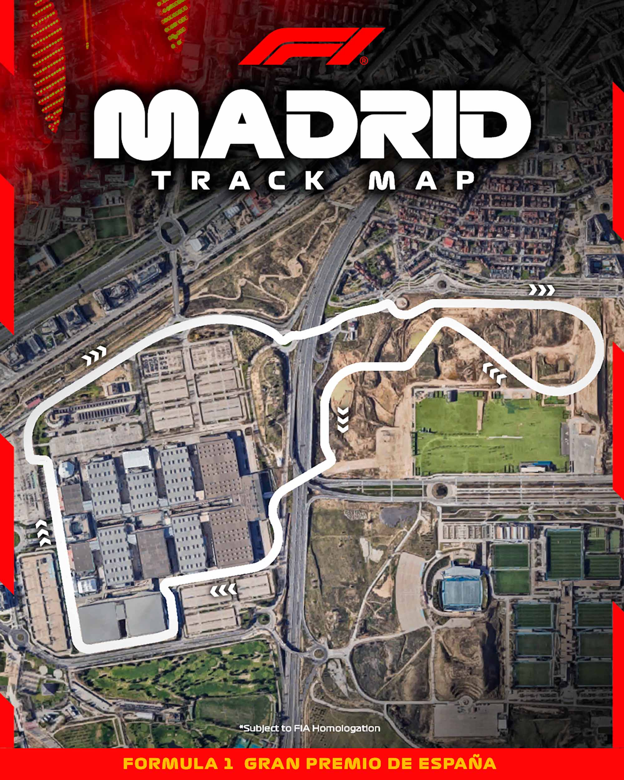 Acordo de 10 anos leva a F1 para as ruas de Madrid; confira o layout do circuito