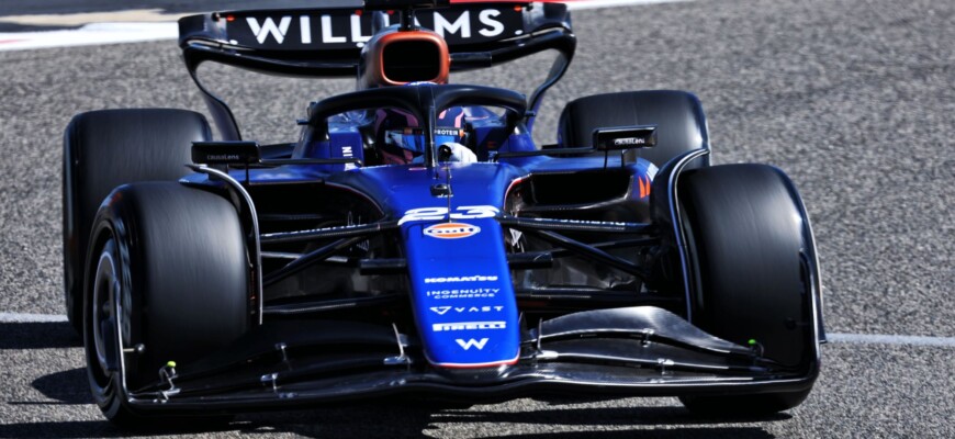 F1: Williams enfrenta desafios no primeiro dia de testes no Bahrein