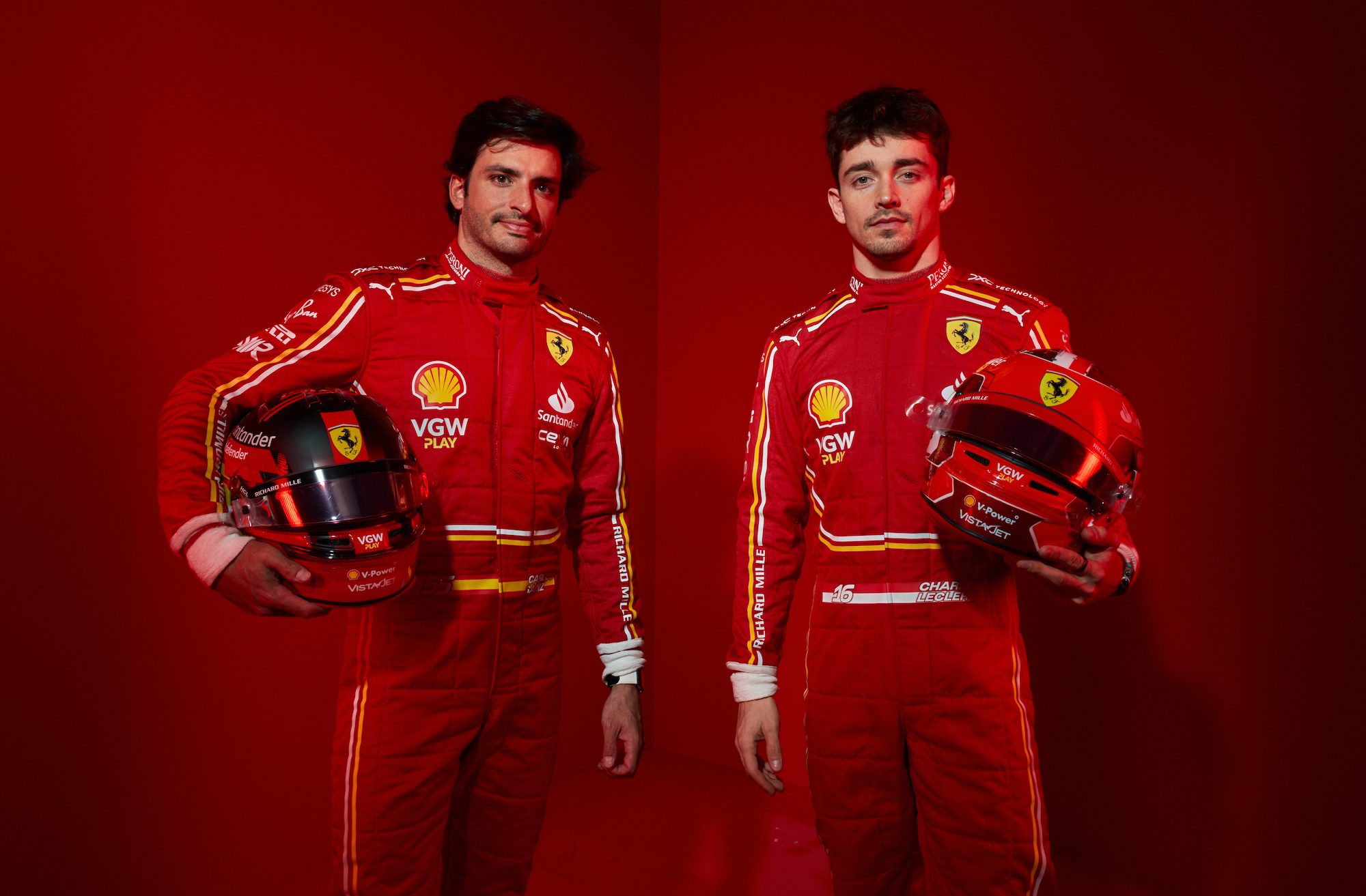 F1: Desafio às cegas para os pilotos da Ferrari
