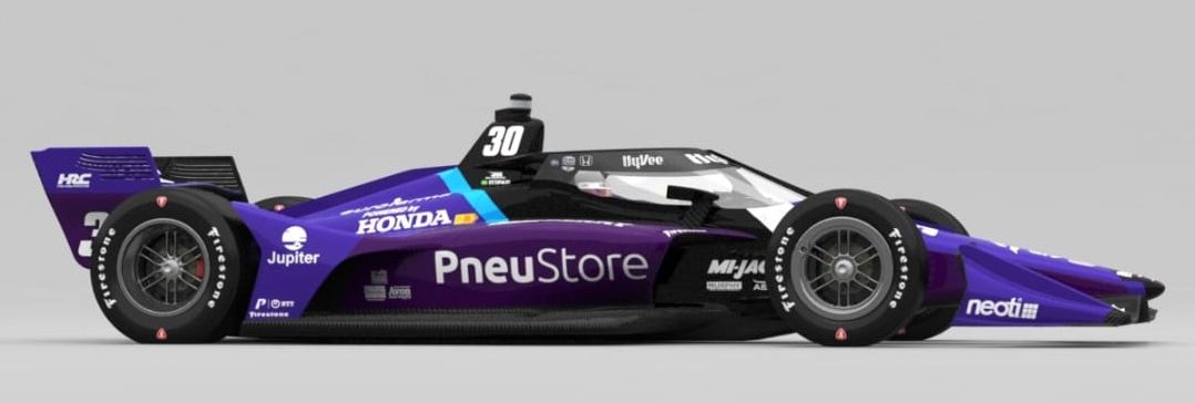 OAKBERRY e Pneustore serão patrocinadores de Pietro Fittipaldi na Indy e carro terá  layout especial em St Pete