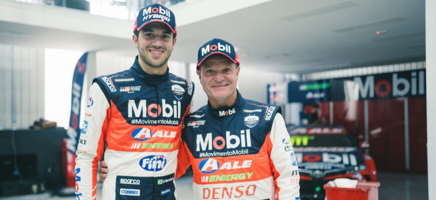 Dudu e Rubens Barrichello na Stock Car 2024