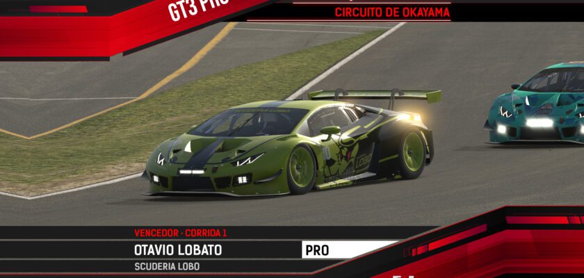 Realdrive GT3 Pro: Otavio Lobato e Martin Chico vencem boas corridas em Okayama