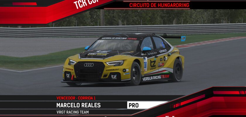 F1BC TCR Cup: Luiz Andrade, Bruno Melo e João Ribas são os campeões em Hungaroring