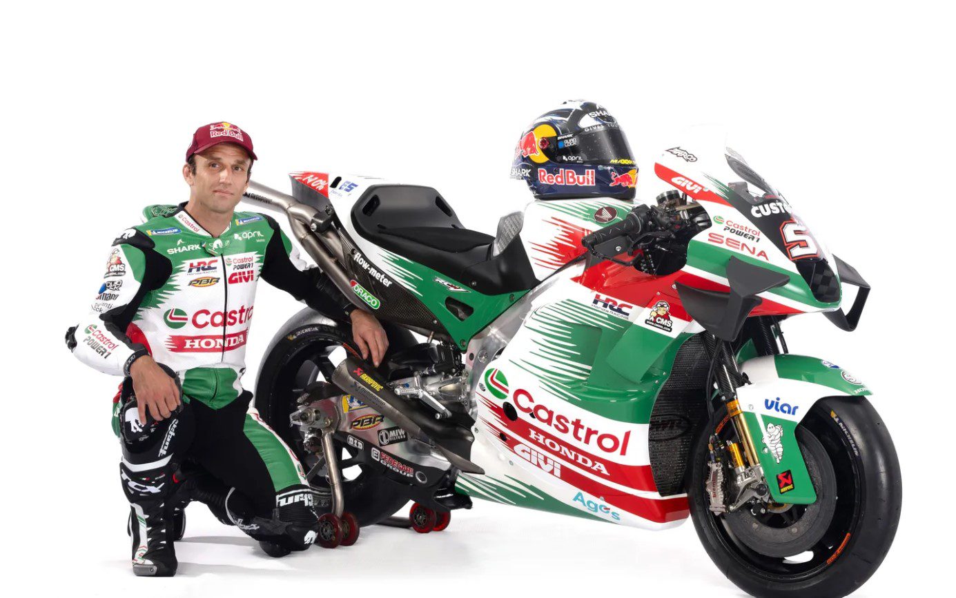 MotoGP: LCR Honda mostra pinturas de Johann Zarco e Takaaki Nakagami para 2024