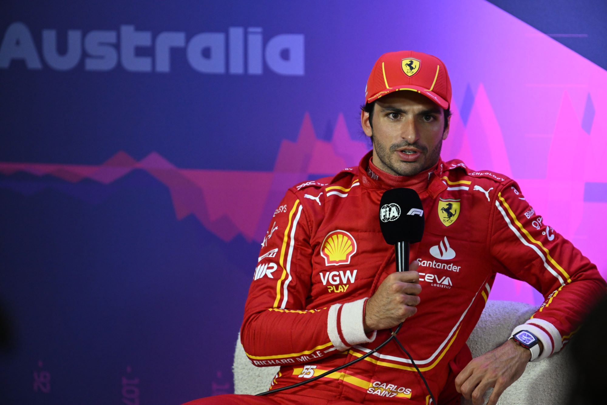 F1: Sainz supera cirurgia e garante segunda posição no grid do GP da Austrália