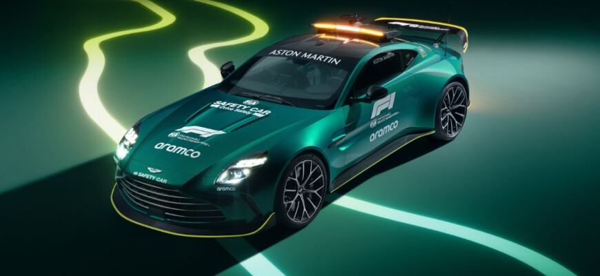 F1: Aston Martin Vantage bate recordes como novo Safety Car Oficial da FIA