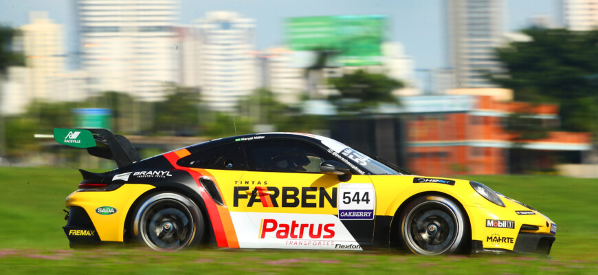 Porsche Cup: Müller celebra pole e cita preocupação com pneus para corrida 1 em Goiânia