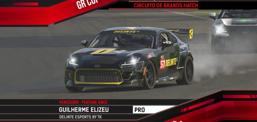 Realdrive GR Cup: Primeira chuva no iRacing teve vitórias de Elizeu e Sofiato em Brands Hatch