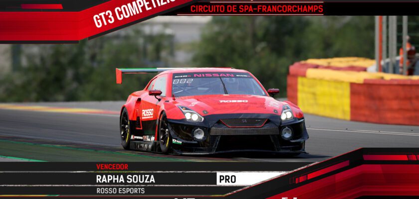 F1BC GT3 Competizione: Rapha Souza vence na abertura em Spa-Francorchamps