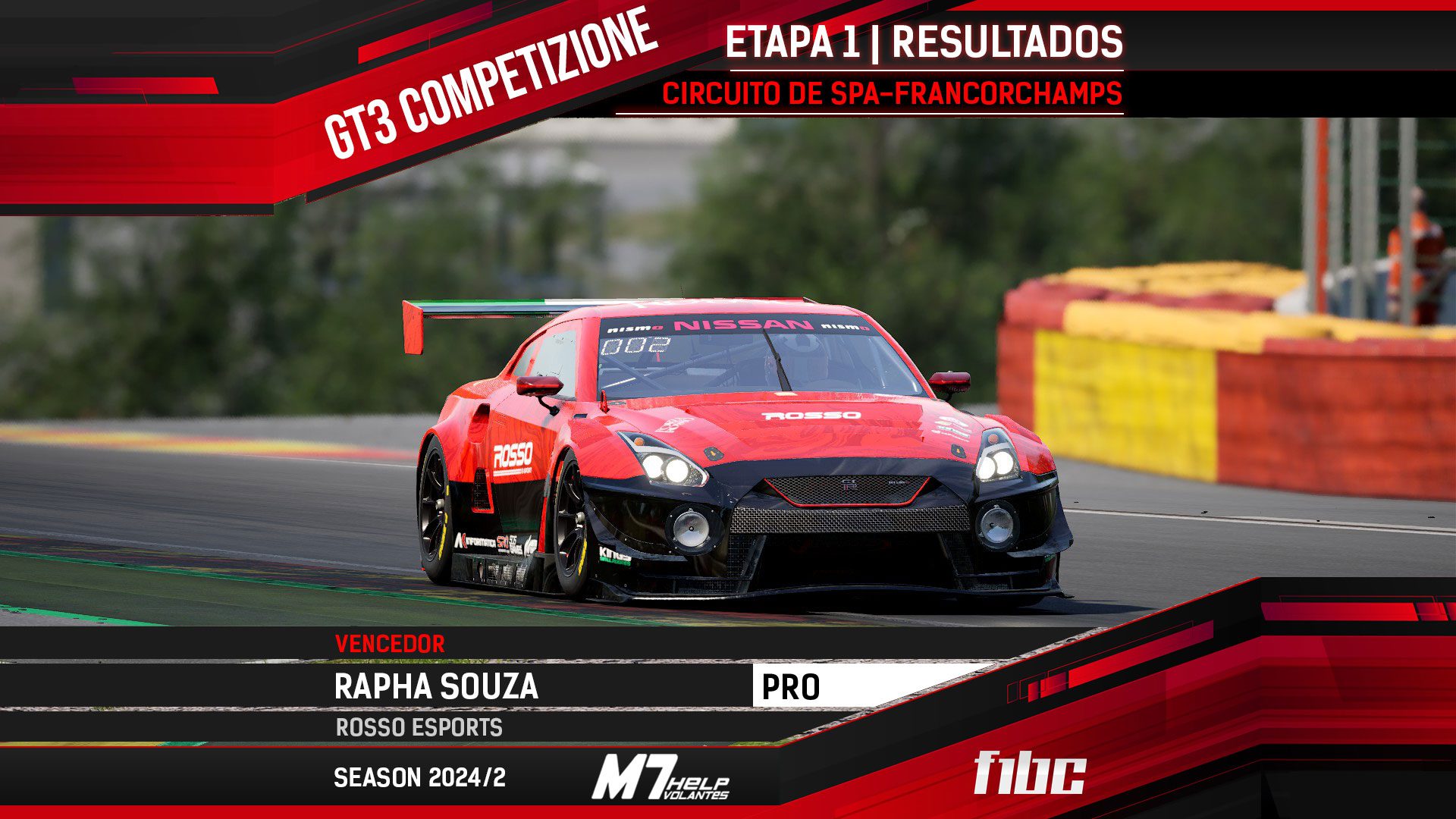 F1BC GT3 Competizione: Rapha Souza vence na abertura em Spa-Francorchamps