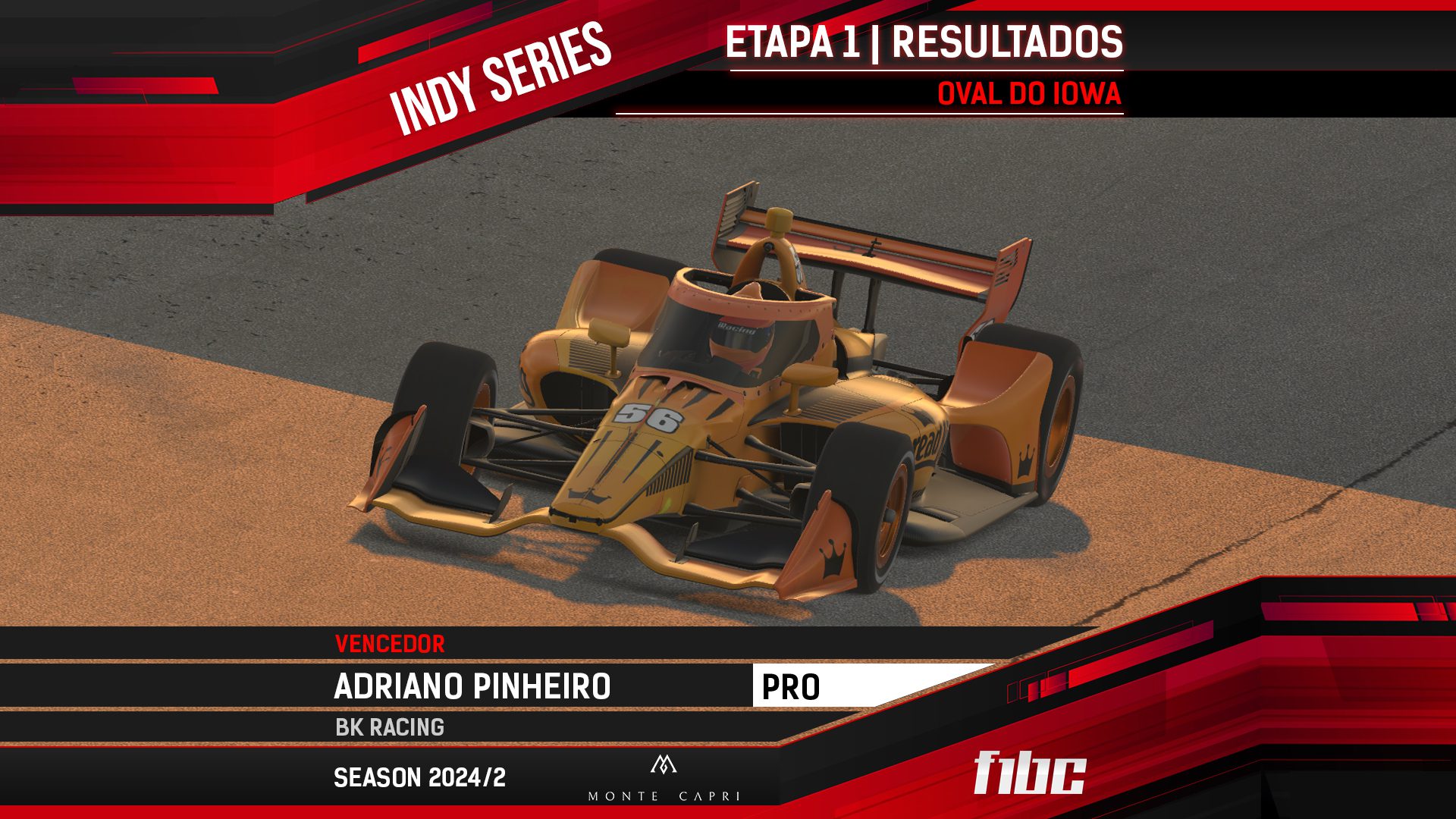 Monte Capri Indy Series: Adriano Pinheiro inicia temporada com vitória em Iowa