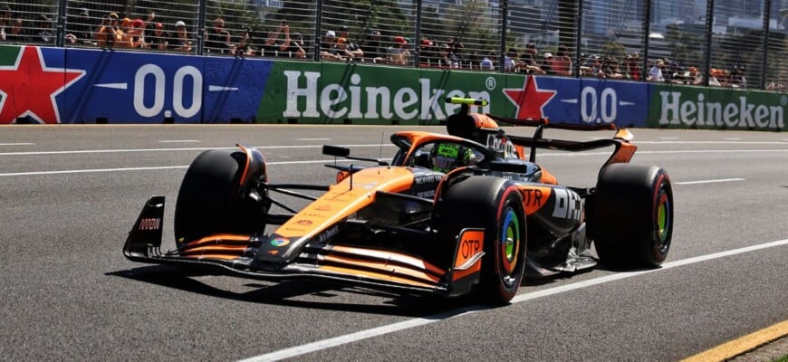 F1: Norris lidera primeiro treino apertado para o GP da Austrália