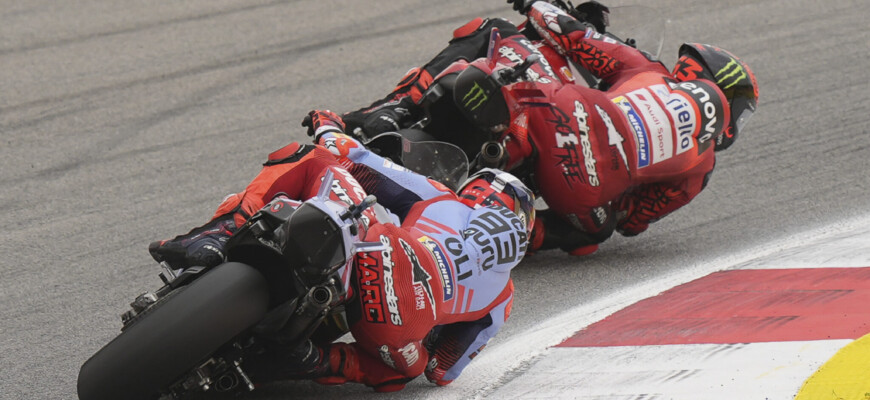 MotoGP: Chefe da Ducati reage a batida Bagnaia/Márquez: “muito lamentável”
