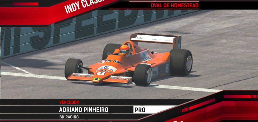 CriaPubli Indy Classic: Em Homestead, Adriano Pinheiro (BK) vence e embola a disputa