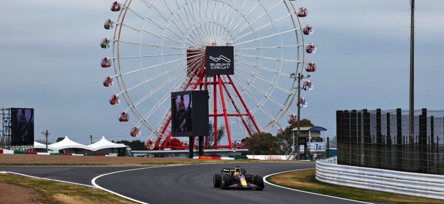 F1: Verstappen lidera dobradinha da Red Bull no TL1 para o GP do Japão