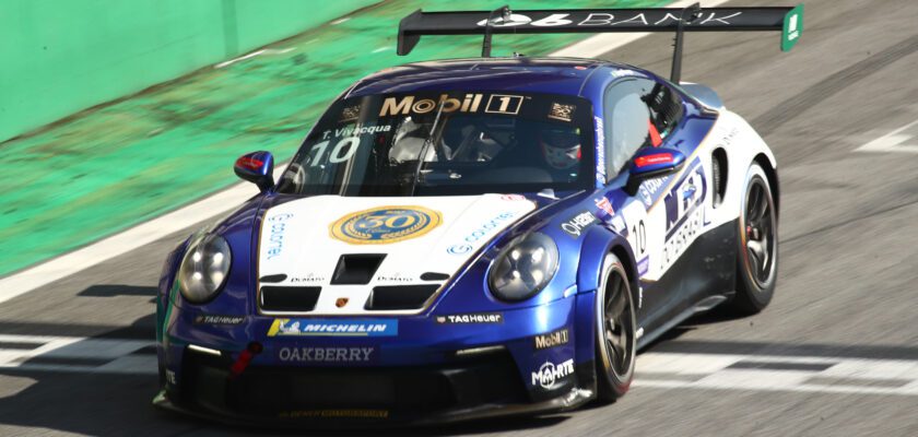 Vivacqua perde ponta na largada, retoma e vence corrida 1 da Porsche Cup em São Paulo