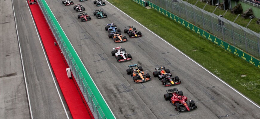 F1 2022, Imola, GP da Emília-Romanha, largada