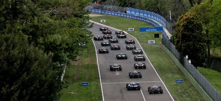 F1 2022, Imola, GP da Emília-Romanha, largada