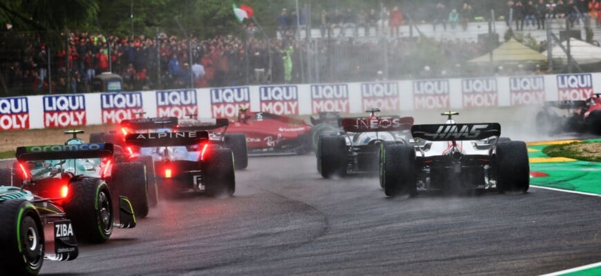 F1 2022, Imola, GP da Emília-Romanha, largada