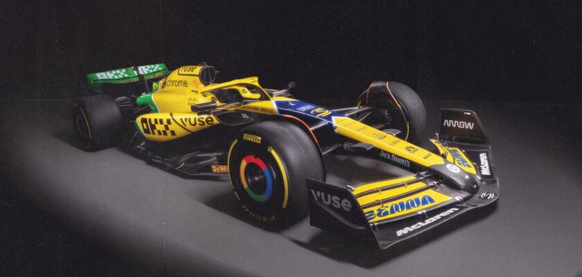 McLaren revela layout especial em homenagem a Ayrton Senna para o GP de Mônaco de 2024