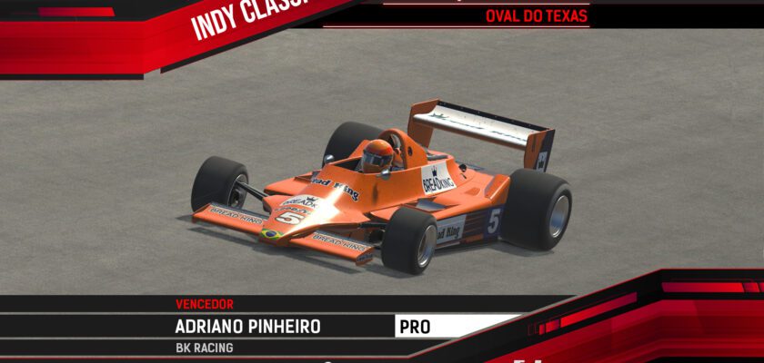 CriaPubli Indy Classic: Adriano Pinheiro vence no Texas e assume a ponta da tabela