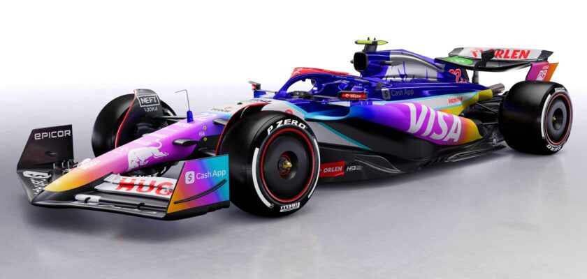 F1: RB apresenta pintura especial inspirada em patrocinador em Miami