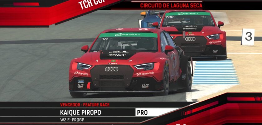 F1BC TCR Cup: Piropo e Malinowski vencem ótimas corridas em Laguna Seca