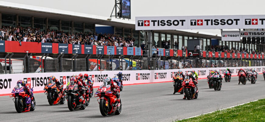 Largada MotoGP Portugal 2024