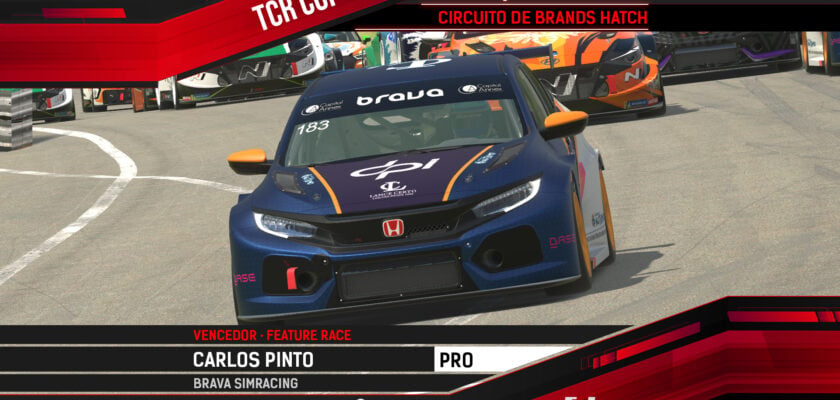 F1BC TCR Cup: Carlos Pinto e Plínio Pereira vencem na abertura em Brands Hatch