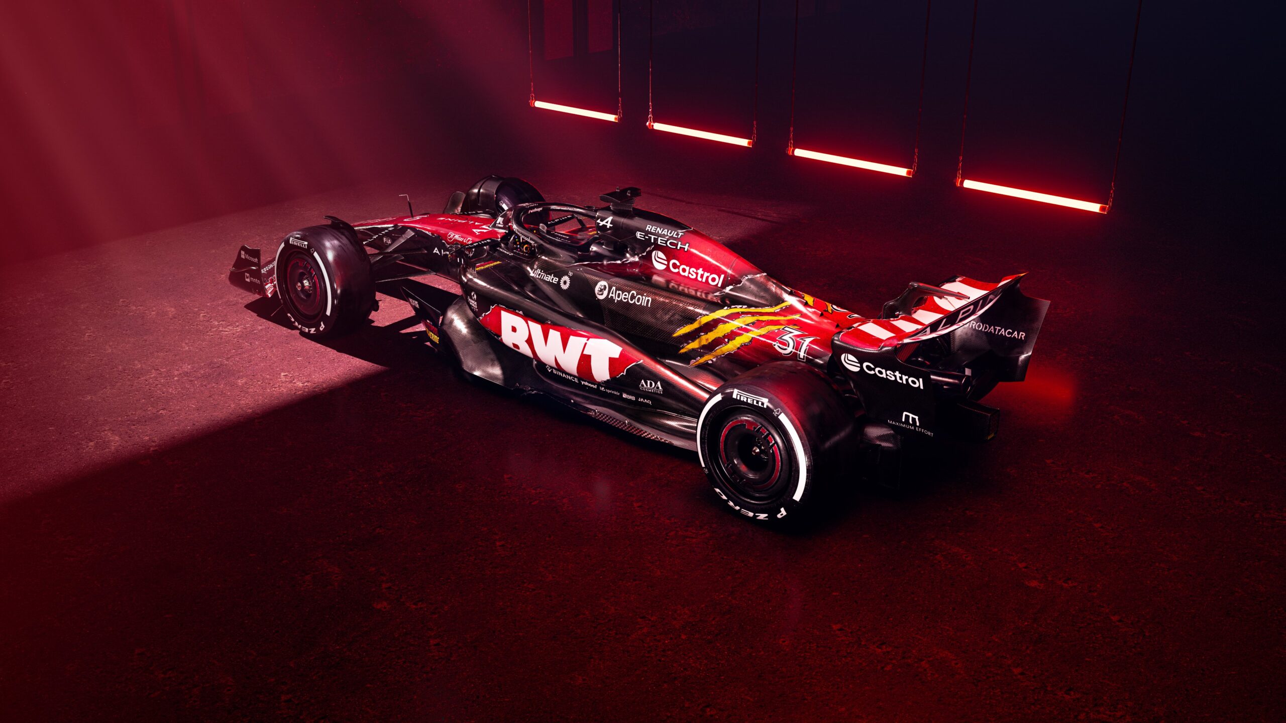 F1 - Foto: Alpine leva pintura especial de Deadpool e Wolverine para Bélgica