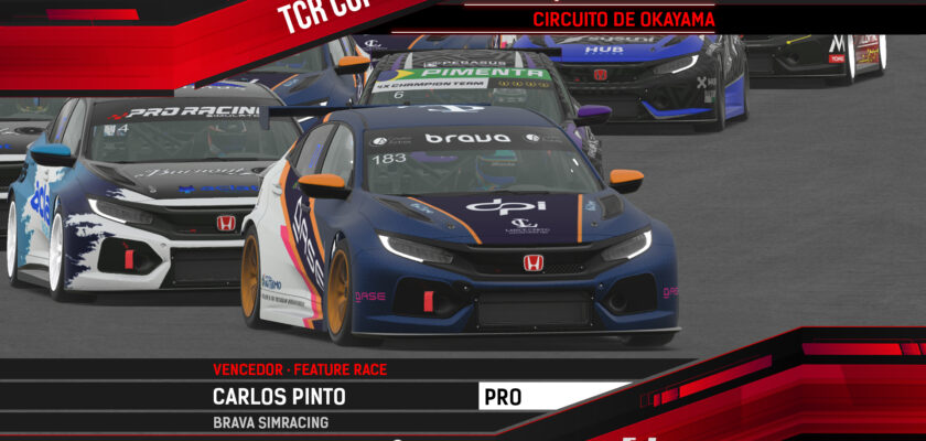 F1BC TCR Cup: Carlos Pinto e Plinio Pereira vencem novamente, agora em Okayama