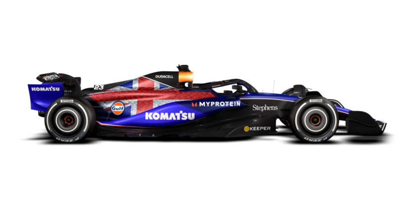 F1 2024, Williams FW46, Pintura especial, GP da Inglaterra, Silverstone