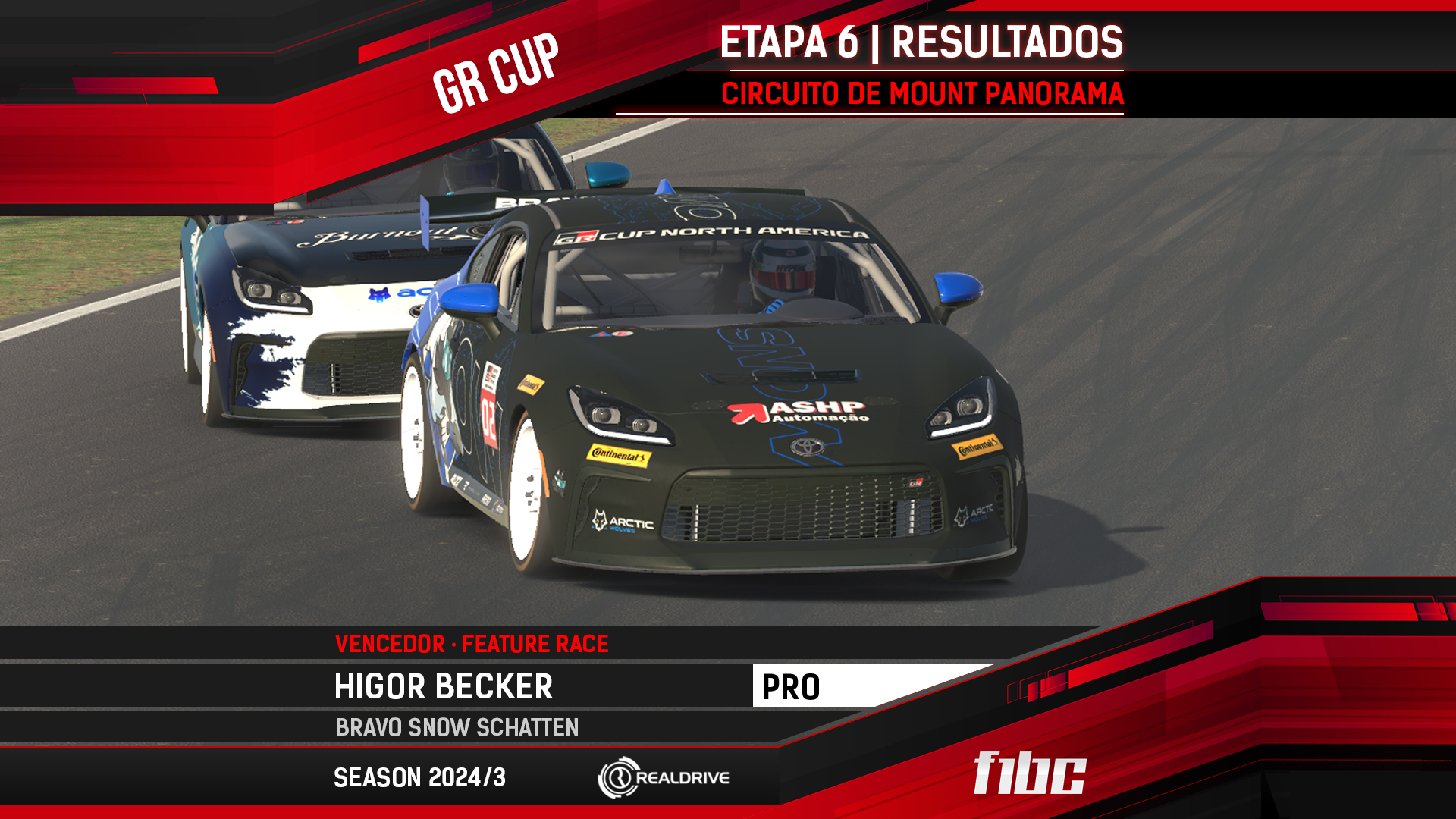 Realdrive GR Cup: Becker e Godoi vencem em Bathurst, e Adilson Junior é o campeão