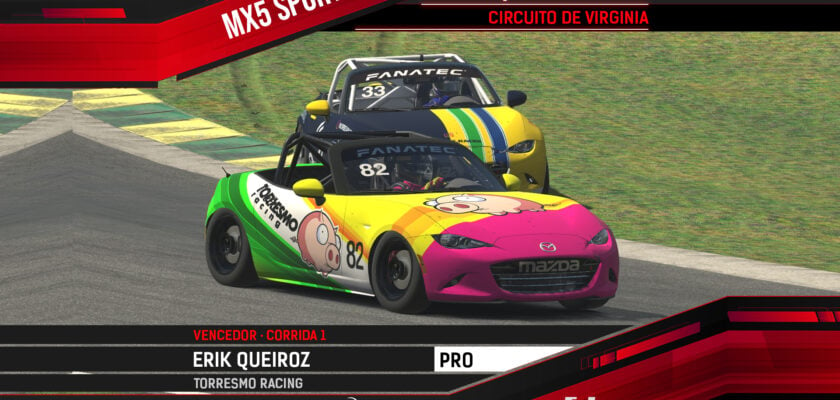 AMIKA MX5 Sport: Erik Queiroz e Gabriel Vernieri vencem provas em Virginia