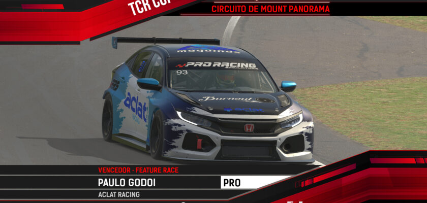 F1BC TCR Cup: Paulo Godoi e Luiz Andrade vencem em Bathurst