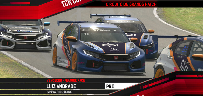 F1BC TCR Cup: Andrade e Freitas vencem em Brands Hatch, e Carlos Pinto é o campeão