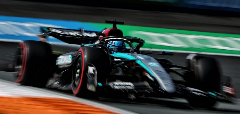 F1: Russell lidera segundo treino na Holanda; McLaren e Mercedes começam na frente