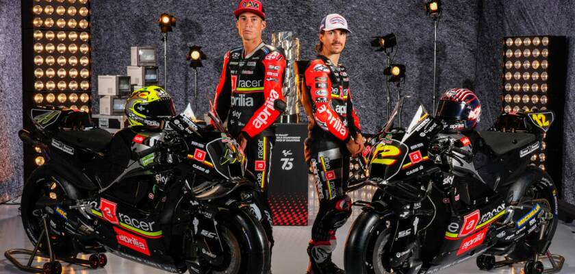 Pintura retrô Aprilia 2024 MotoGP