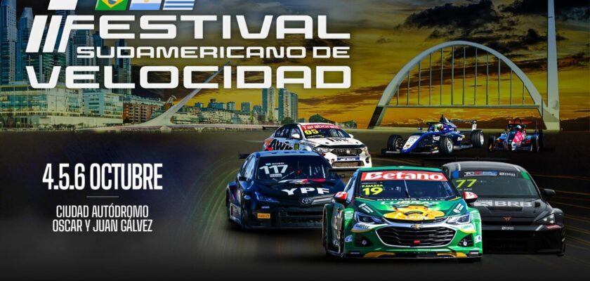 Festival Sul-Americano de Velocidade terá sete categorias na pista em Buenos Aires