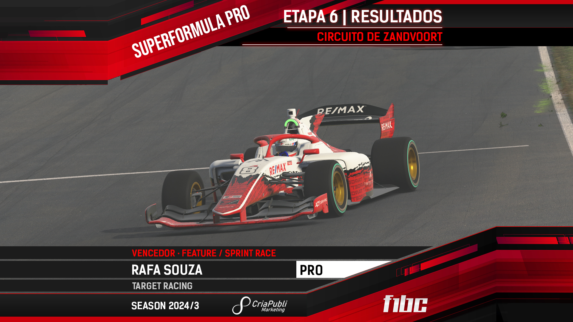 CriaPubli SuperFormula: Rafa Souza é o campeão após domínio em Zandvoort