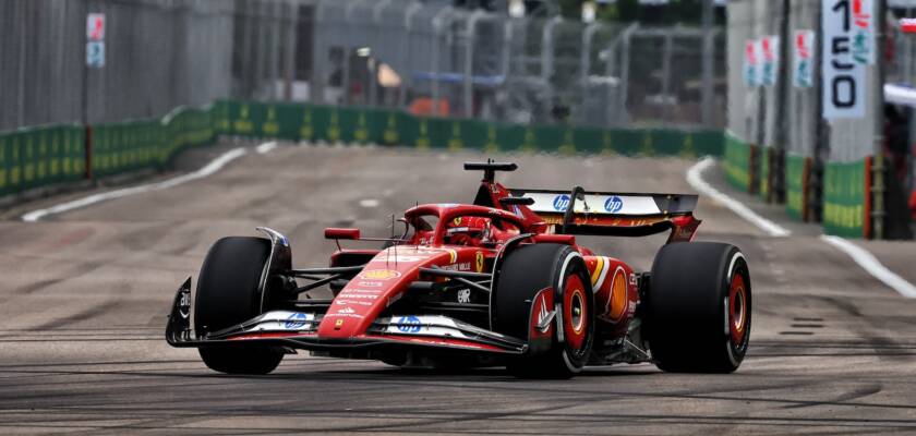 F1: Leclerc lidera primeiro treino do GP de Singapura, na Marina Bay