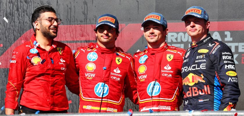 Podcast Parque Fechado: Leclerc vence, Sainz garante dobradinha da Ferrari nos Estados Unidos